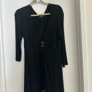 Vertigo Paris Elegant Black Long Sleeve Dress
